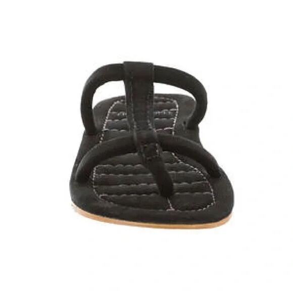 Free People Hadden suede Black flats slides sandal NIB quilted Sz7.5,8,9.5,10 - Picture 5 of 5